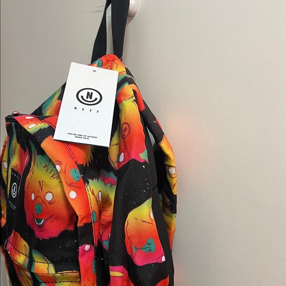 Neff Colorful Dog Print Backpack - Picture 5 of 7